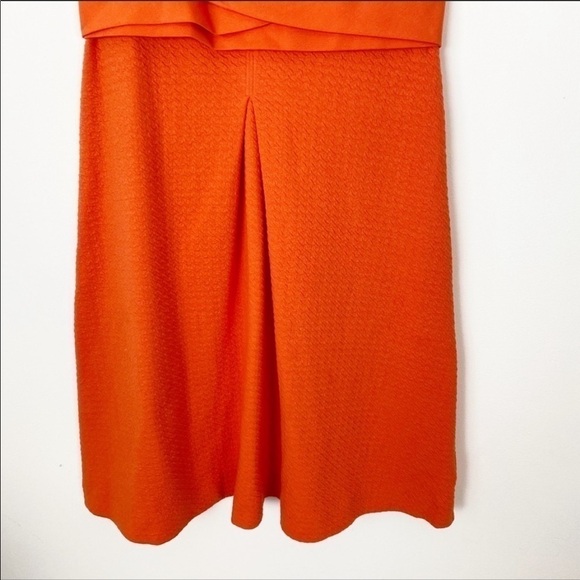 ANTHROPOLOGIE HD IN PARIS Ardmore Faux Wrap Dress Orange Bohemian v-neck 6 - Picture 7 of 10